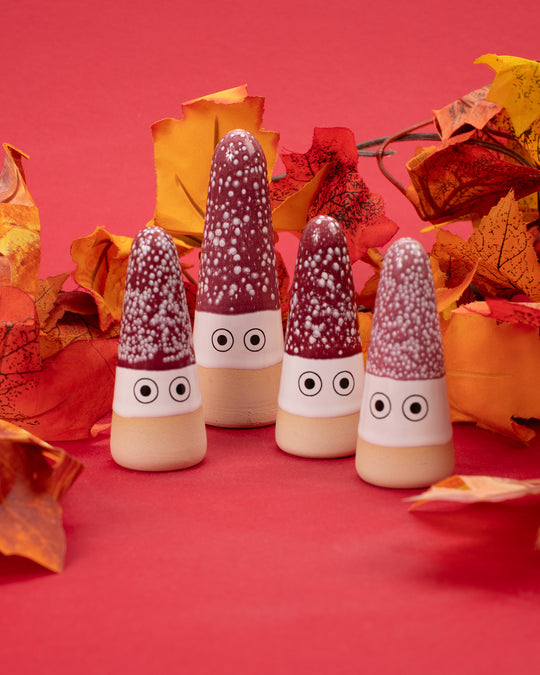 Christmas Special Limited Edition Mini Nisse by Studio Arhoj is presented for 2026 in a festive Mulled Wine Bordeaux Red.