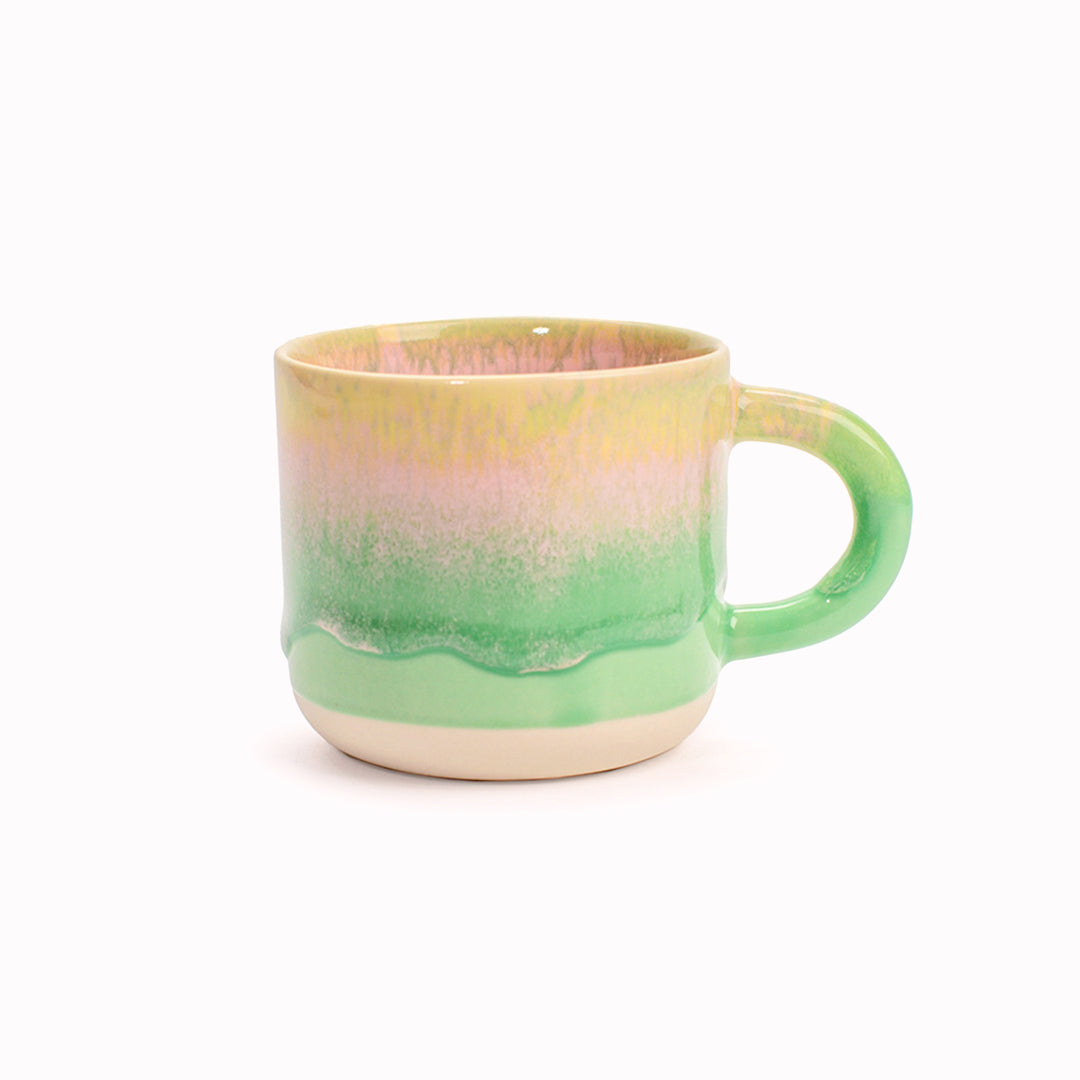 Chug Mug | Ceramic Drip Glazed Mug | Pastel Shades