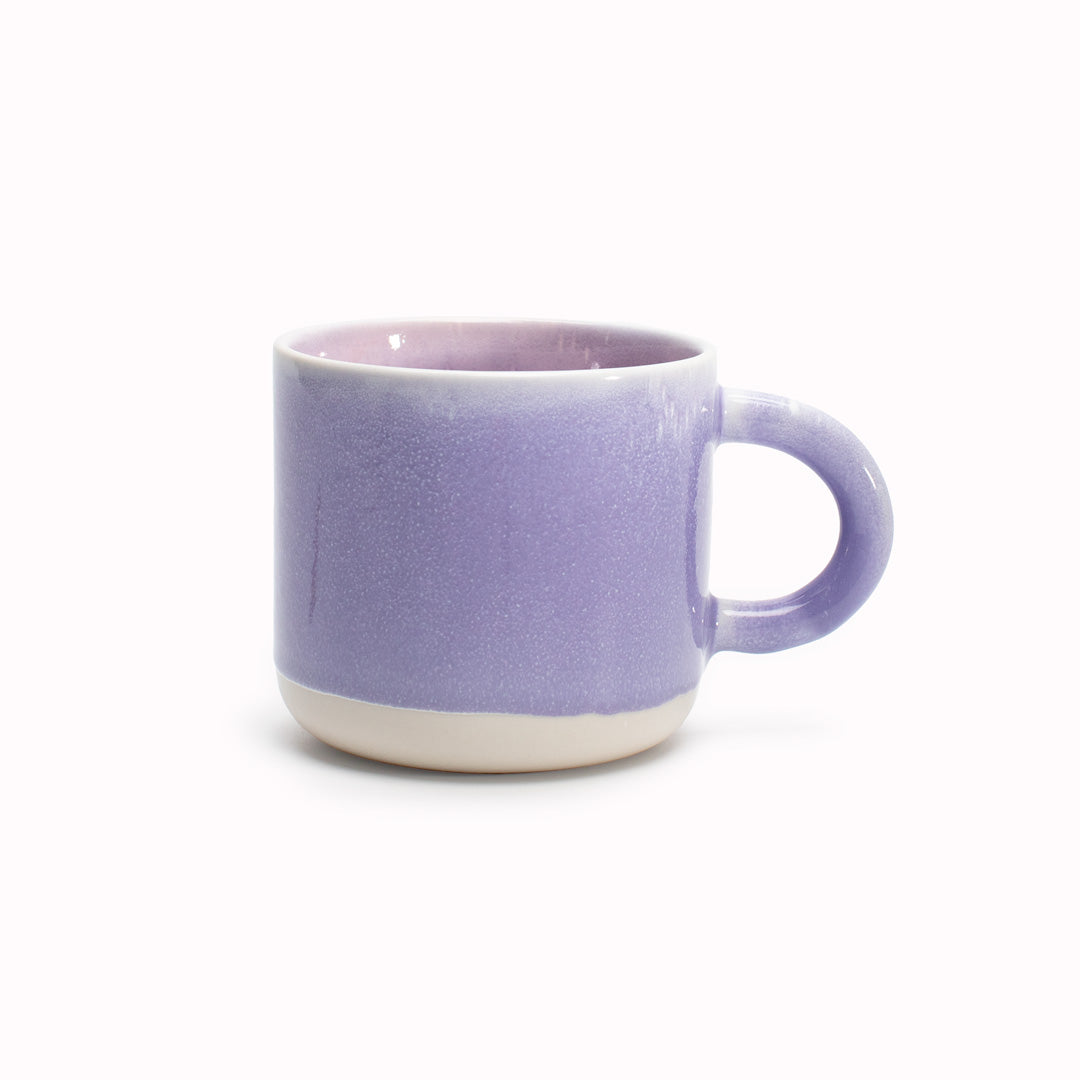 Chug Mug | Ceramic Drip Glazed Mug | Lily of the Valley
