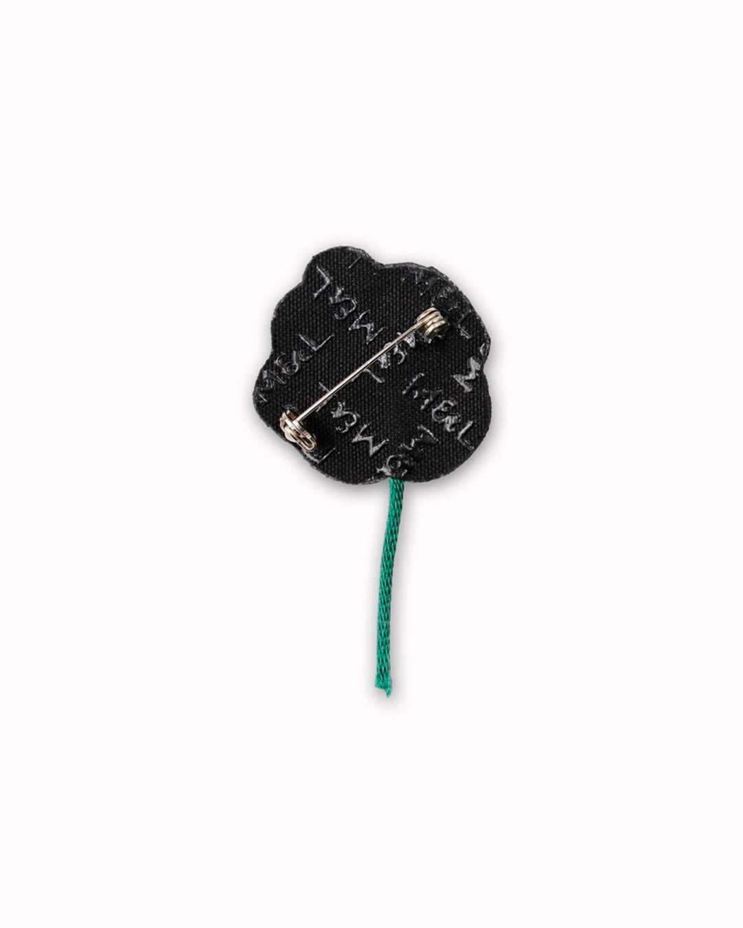 Make a statement with this beautiful Claude's Poppy hand embroidered decorative lapel pin by Paris based Macon et Lesquoy