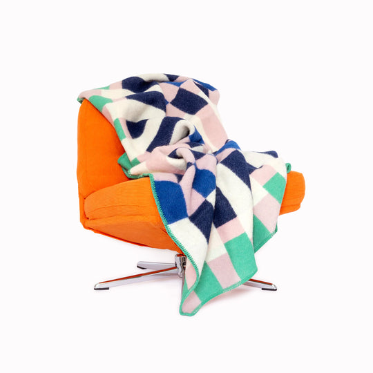 Studie Wool Blanket | Cobalt