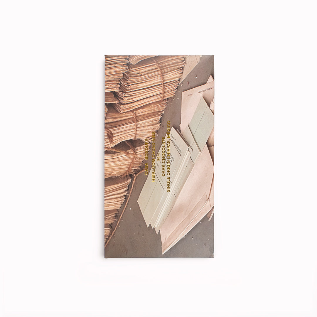 Cacao Nibs is another pure bar from Casa Bosques - a tactile expression of cacao’s raw roots. Made with just three ingredients, this bar is an ode to minimalism