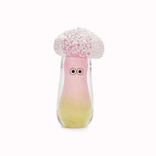 Crystal Blob | Glass Figurine | Speckled Shroom