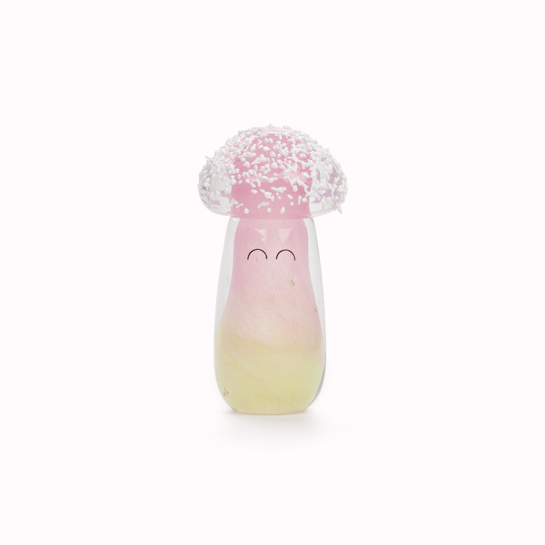 Crystal Blob | Glass Figurine | Speckled Shroom