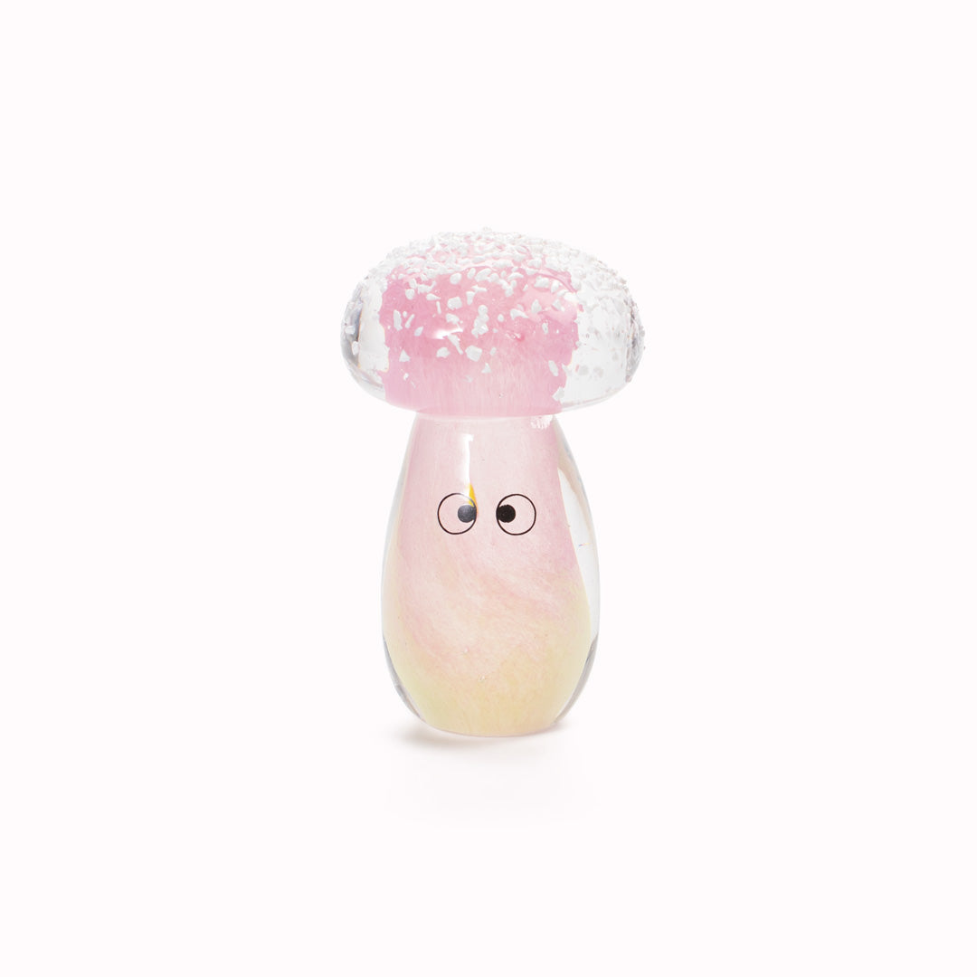 Crystal Blob | Glass Figurine | Speckled Shroom