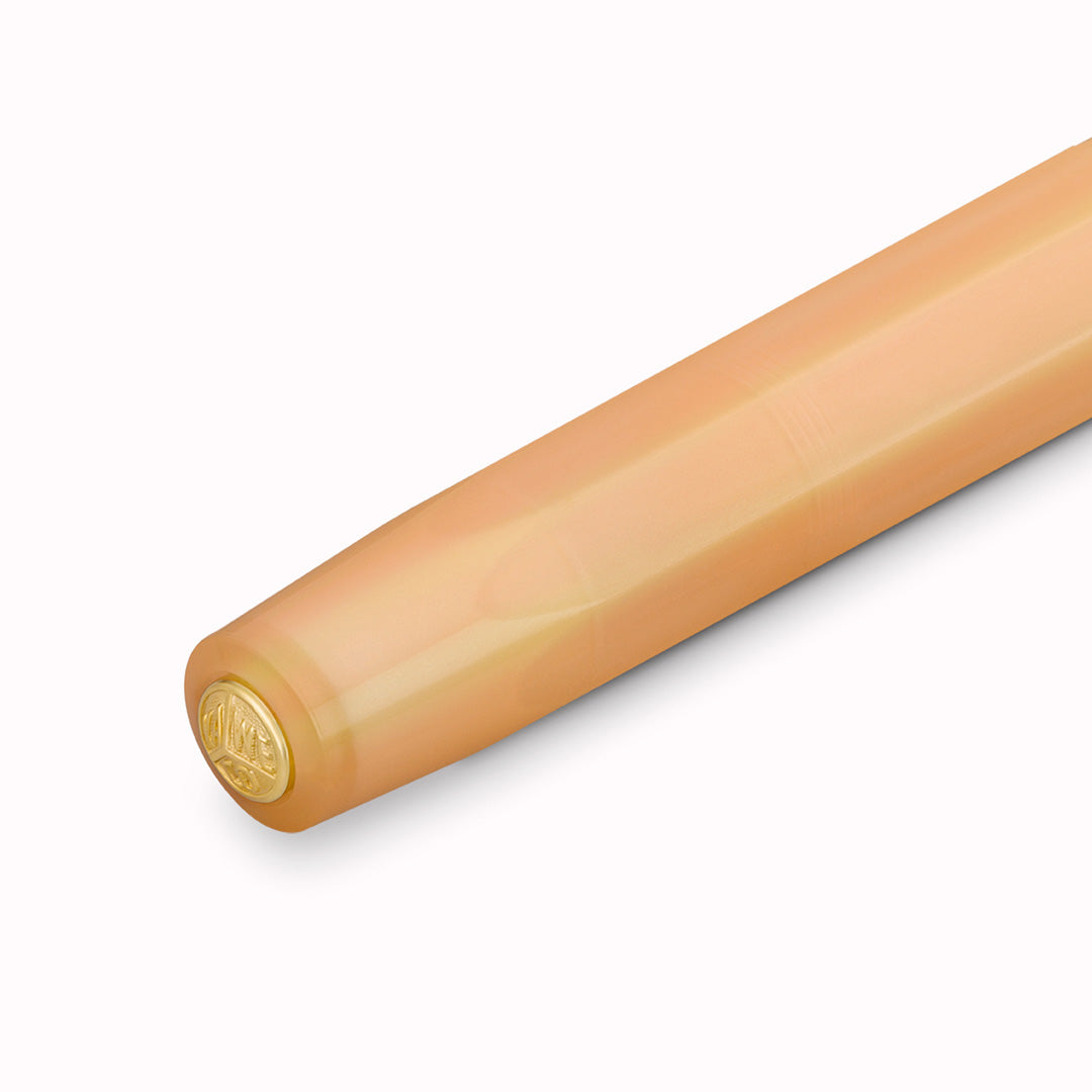 End Cap - The Kaweco Collection Special Edition fountain pen in Apricot Pearl is their SS2024 limited edition colourway.