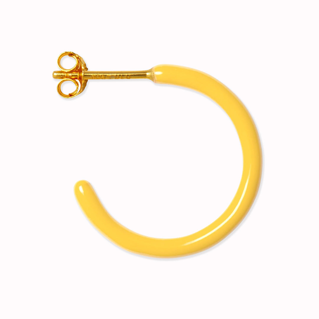 pair of bright and colourful hoop earrings from Lulu Copenhagen