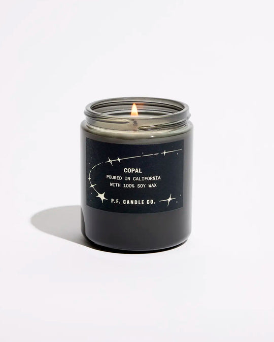 P.F. Candle Co regularly release seasonal candles alongside their core line-up and their 2026 Celestial edition candle line up is presented in smoky grey glass jars with black and silver labels.&nbsp;