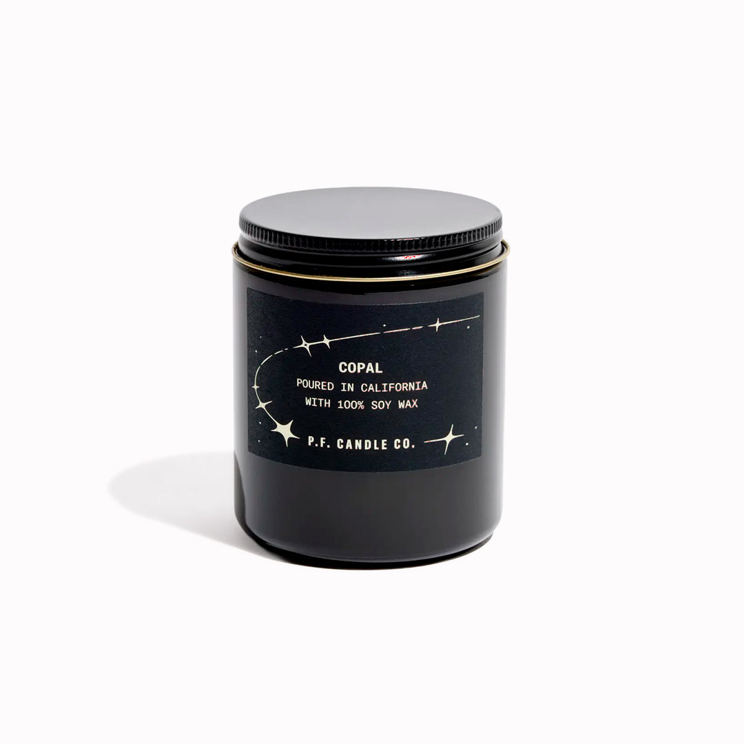 P.F. Candle Co regularly release seasonal candles alongside their core line-up and their 2026 Celestial edition candle line up is presented in smoky grey glass jars with black and silver labels.&nbsp;