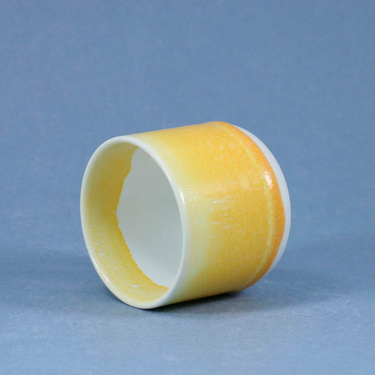 Sip Cup | Ceramic Drip Glazed Cup | Cornflower