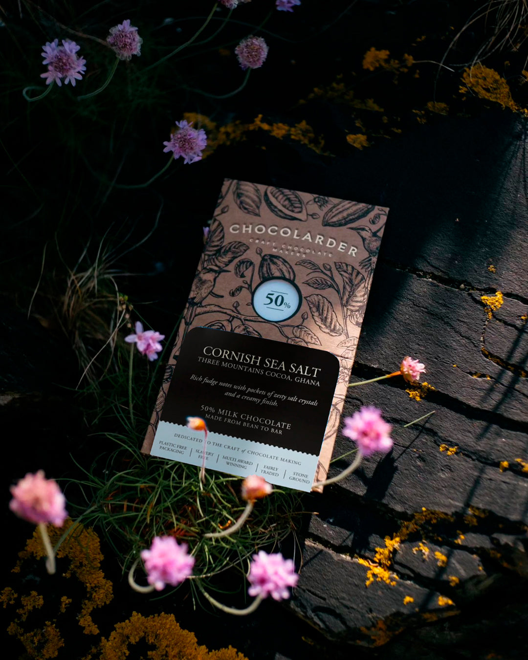 Cornish Sea Salt | 50% Milk Chocolate Bar