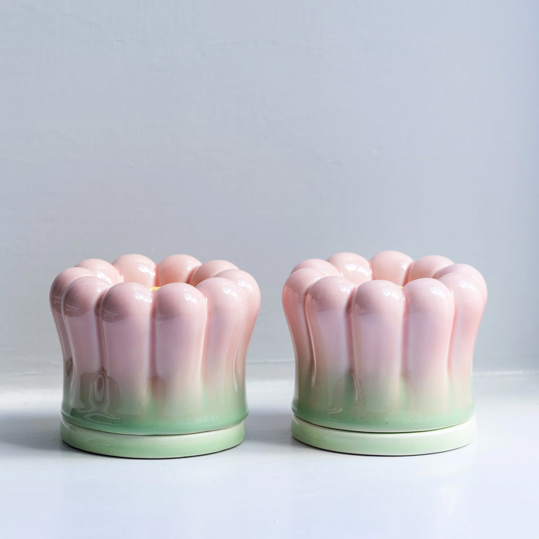 A handcrafted ceramic incense chamber designed for both aesthetic appeal and functionality