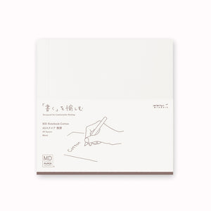 The MD Cotton Paper Sketchbook/Notebook by MD Paper Japan has a type of paper designed for artists.