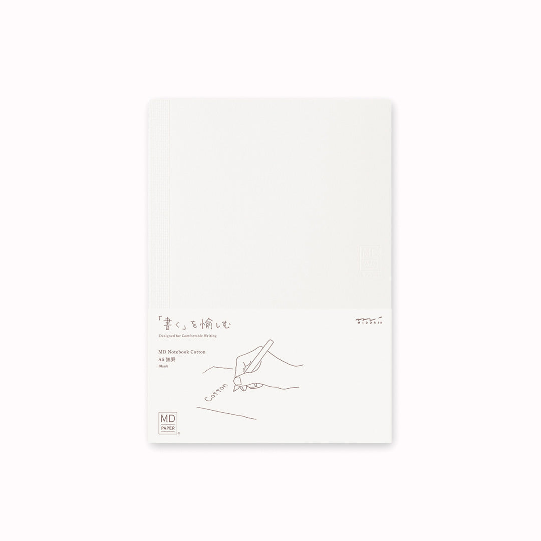 The MD Cotton Paper Sketchbook/Notebook by MD Paper Japan has a type of paper designed for artists.