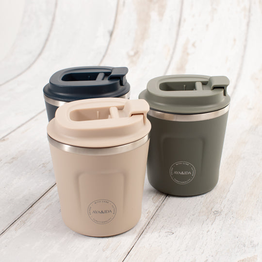 The CUP2GO by Danish brand Aya&Ida is a functional and sustainable reusable coffee cup with a contemporary colour palette indicative of its Scandinavian design credentials.