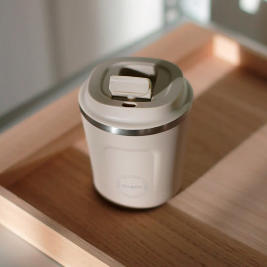 The CUP2GO by Danish brand Aya&Ida is a functional and sustainable reusable coffee cup with a contemporary colour palette indicative of its Scandinavian design credentials.