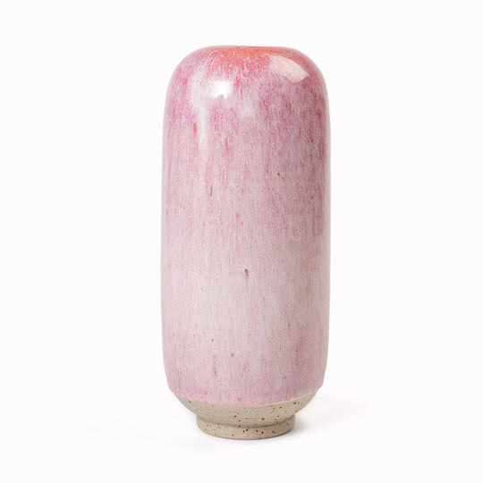 Yuki Hand-thrown Vase | Cream Cerise