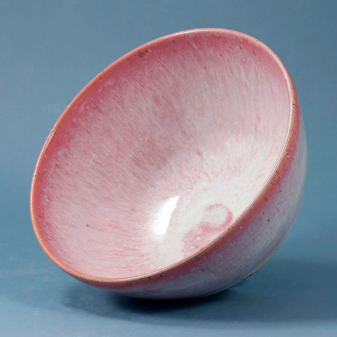 Spring Bowl | Speckled Stoneware Bowl | Cream Cerise