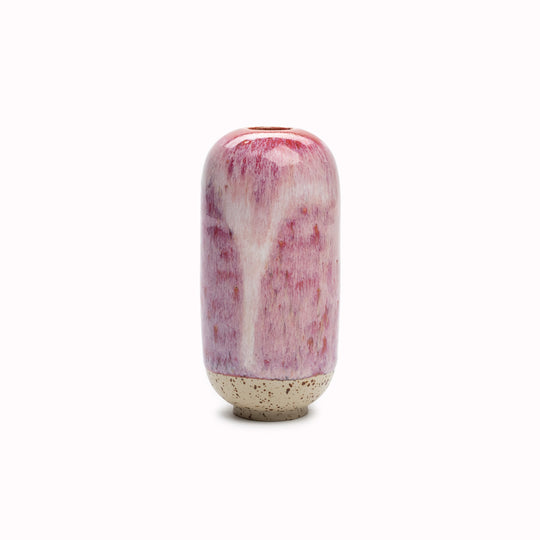 Yuki Mini Hand-thrown Vase | Creme Cerise