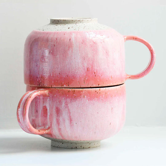 Mion Mug | Cream Cerise | 450ml