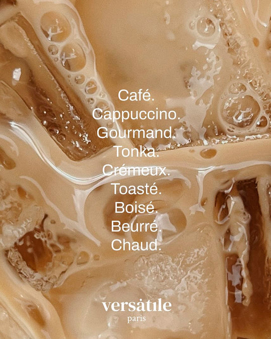 Croissant Cafe is described by Versatile as a 'gourmand invitation to breakfast.' This is a Neo Tonka Bean, reworked into an ultra smooth cappuccino coffee.