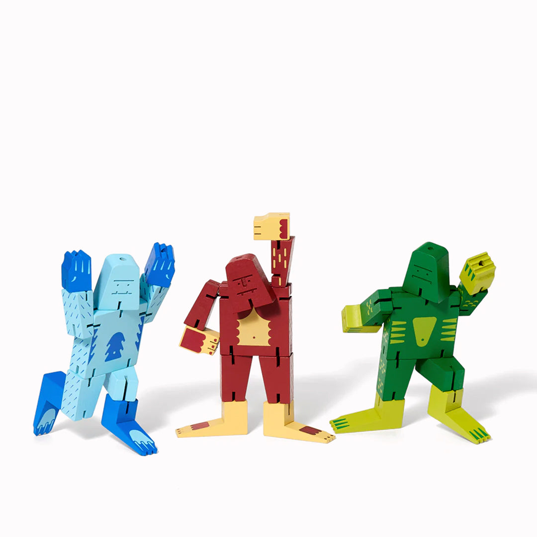 Cubebot Cryptoids Collection.
Wooden puzzle toy designed by David Weeks. This collectible item is constructed from durable beechwood and elastic
