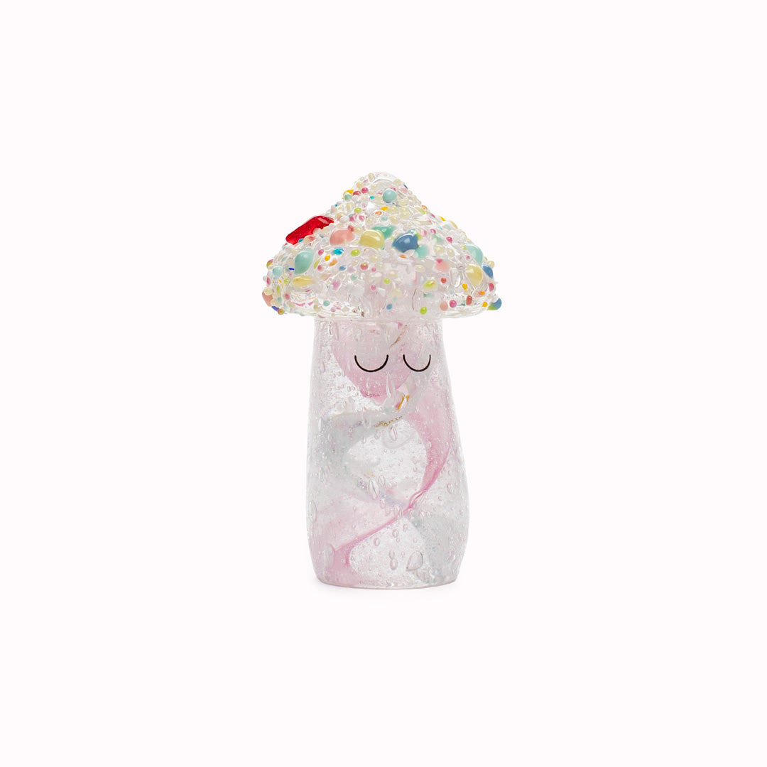 Crystal Blob | Glass Figurine | Speckled Shroom