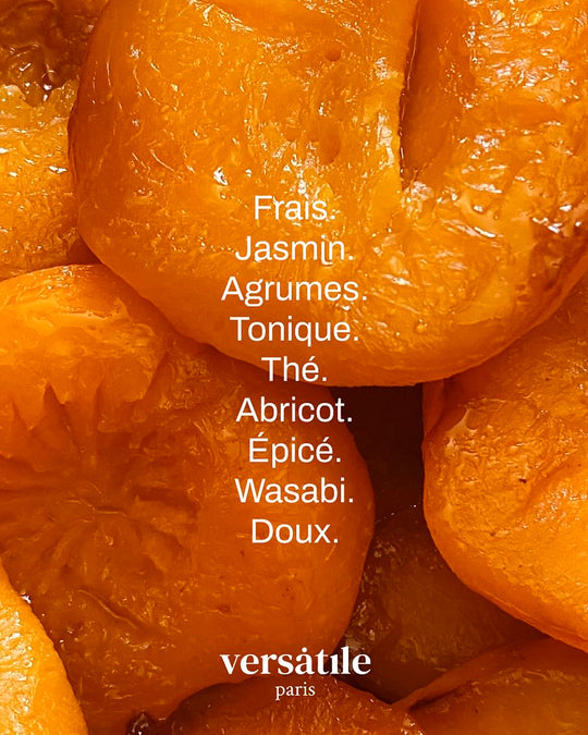 This is a Neo Jasmine, reworked into an evolving tea with a scent of jasmine floral, apricot skin with very fresh spicy notes (ginger, garlic, wasabi), contrasted by sweet and zesty notes (mandora, bergamot)