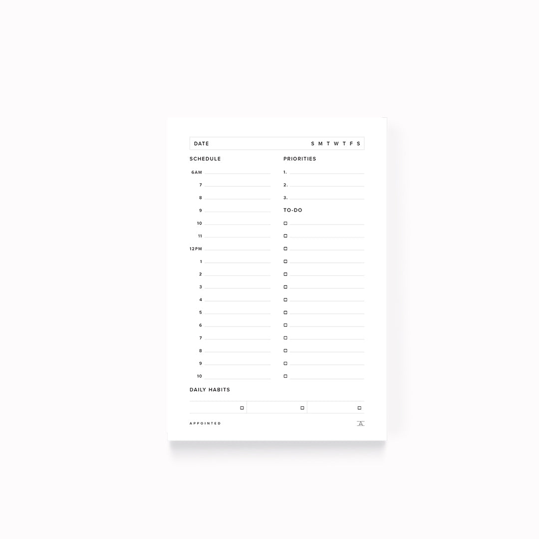 Daily Task Pad | A6