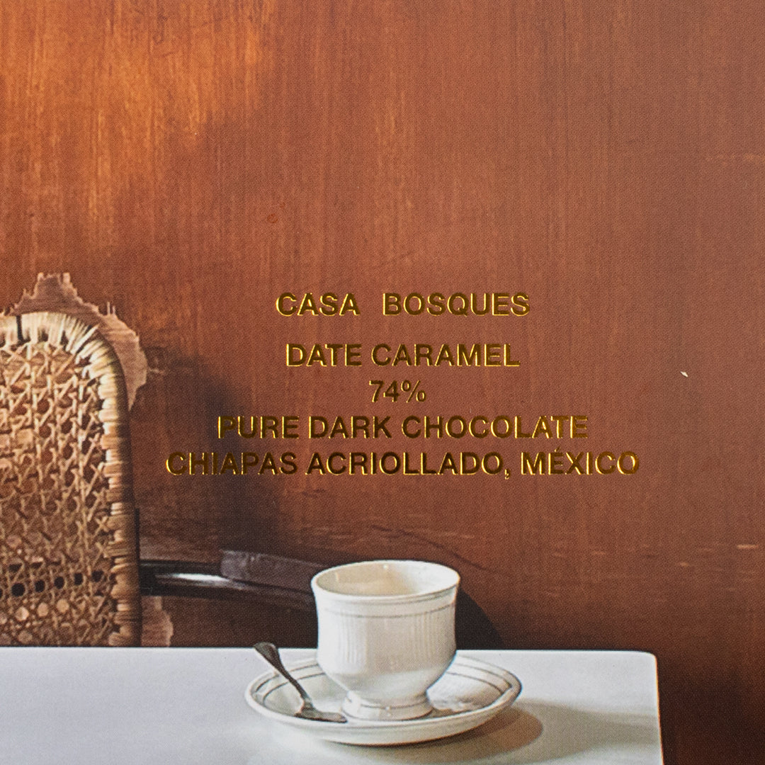 Date Caramel | 74% Dark Chocolate Bar | 60g
