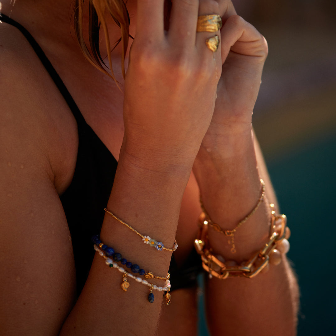 Lifestyle as Worn - DEEP BLUE captures a quieter kind of glamour. Still, confident and endlessly wearable — where depth meets ease.