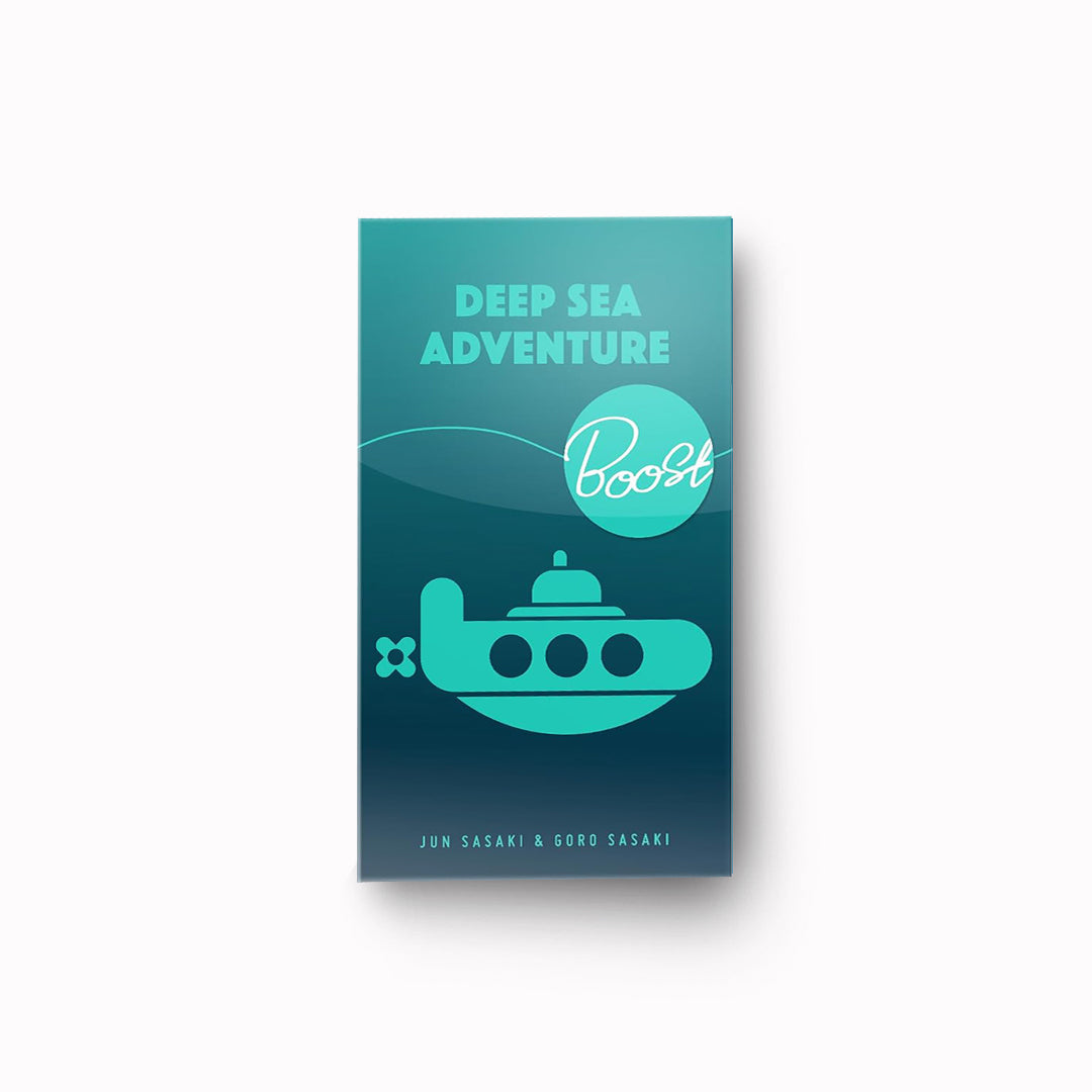 Game box with 'Deep Sea Adventure' and a submarine illustration on a gradient blue background