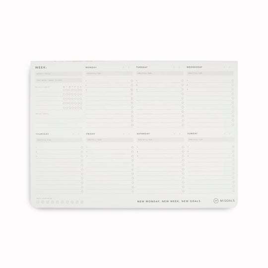 Productivity Desk Planner | Week to View | A4