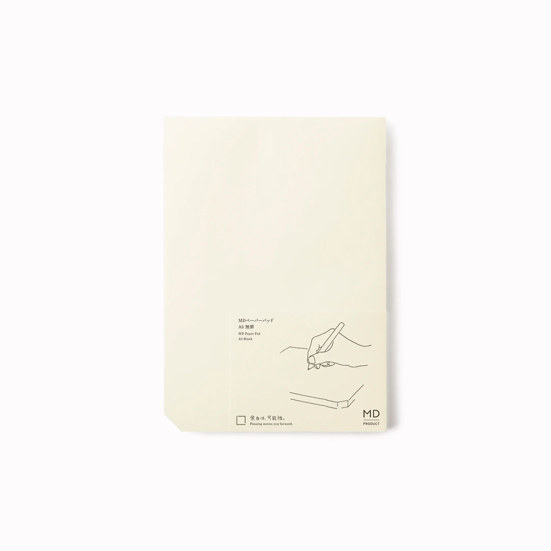 The pad is designed to be used both on a desktop or on the go. It has double-edge glue banding and a thick mount layer so you can even use whilst standing and the paper will not move.