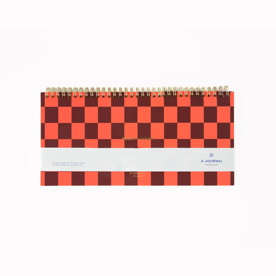 Printed on smooth paper with a restrained grid, it holds structure without becoming rigid. No fixed dates — it runs as needed, without interruption or wasted pages.