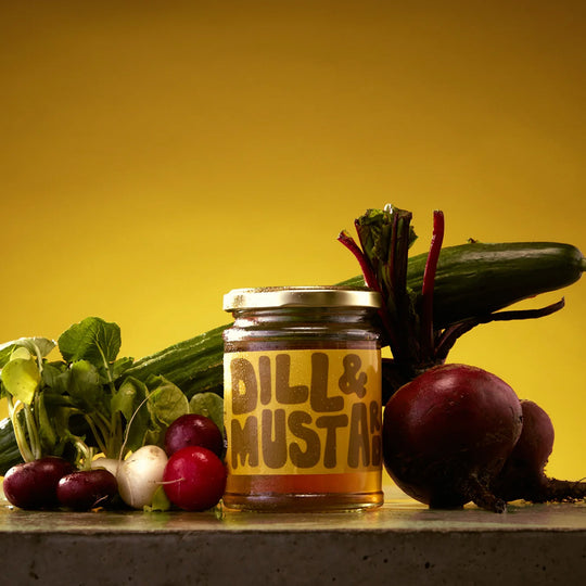 Dill &amp; Mustard Pickling Liquid that's not just a condiment but a celebration of flavours. This pickling liquid, which has been awarded a star in the 2023 Great Taste Awards