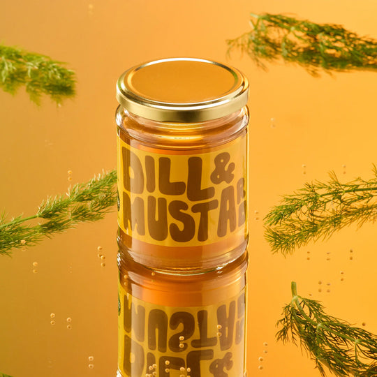 Dill &amp; Mustard Pickling Liquid that's not just a condiment but a celebration of flavours. This pickling liquid, which has been awarded a star in the 2023 Great Taste Awards