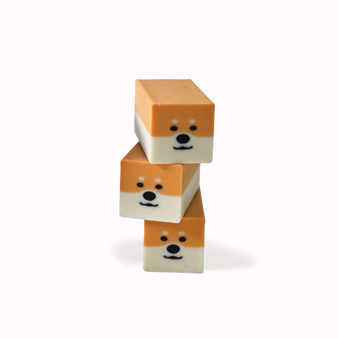 The Nekogomu Hachiware Shiba Dog eraser is a charming and functional piece of stationery that has won the hearts of many.