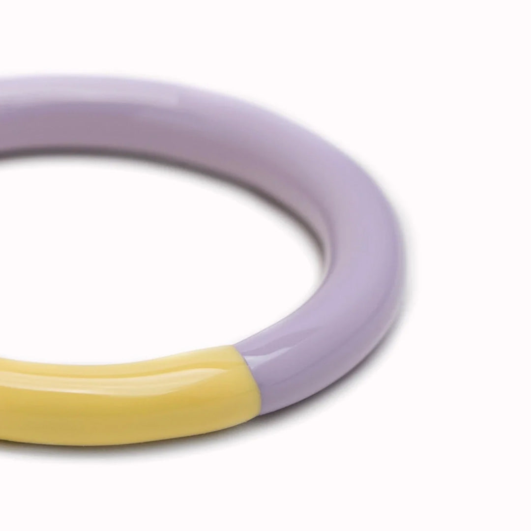 Double Colour | Ring | Bright Yellow & Lavender