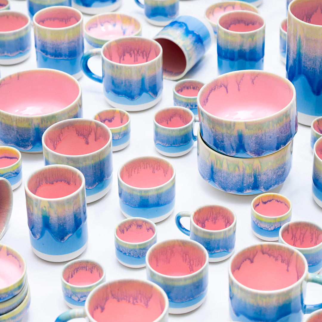 The Dreamboat Sip Cup - Danish/Japanese mix up with this thick glazed, hand made ceramic small beaker from Studio Arhoj's Tokyo Series.