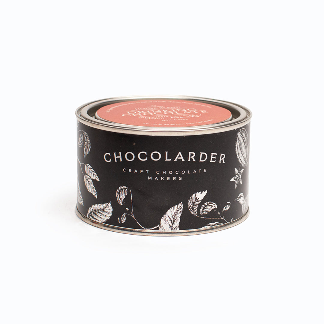 A luxurious mix of cocoa powder and grated chocolate for a rich and delicious flavour journey | House blend 64 from Chocolarder UK