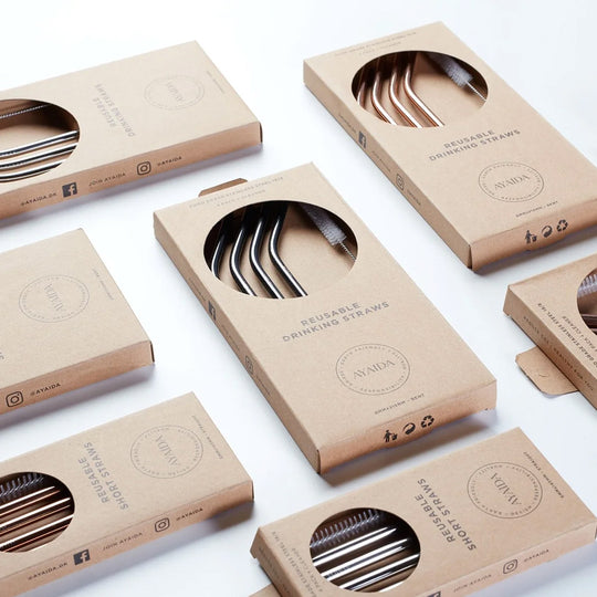 Reusable Drinking Straws | Silver | 6mm