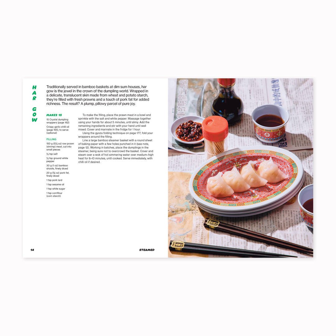 A cookbook for dumpling lovers - 80 recipes from Asia. Discover some of the best dumpling recipes, including basic recipes for wrappers, sauces and chilli oils.