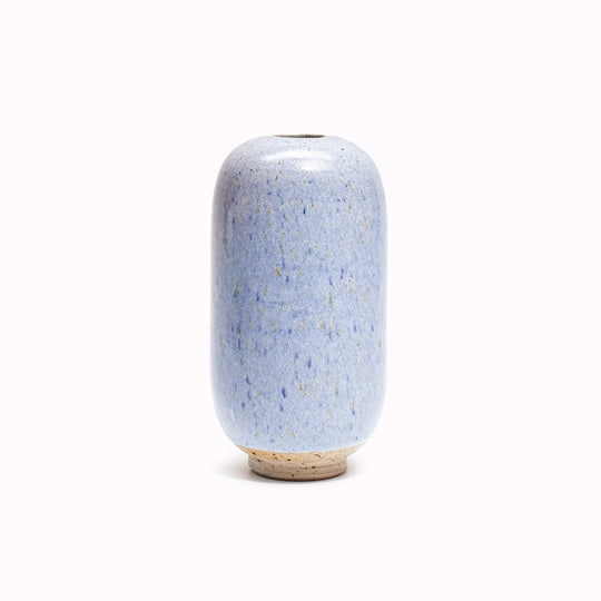 Yuki Mini Hand-thrown Vase | Dusty Blue