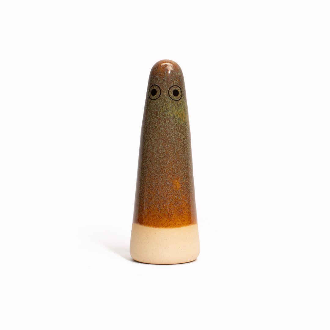 Ceramic Ghost Figurine | Earthy Tones