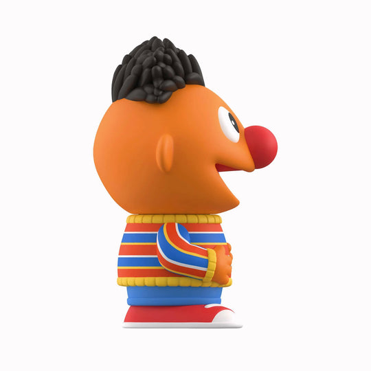 Sesame St Ernie - Designed for adult fans and collectors, this 12.5cm figure features his classic striped sweater and bright shoes, with a nod to nostalgic toy design.