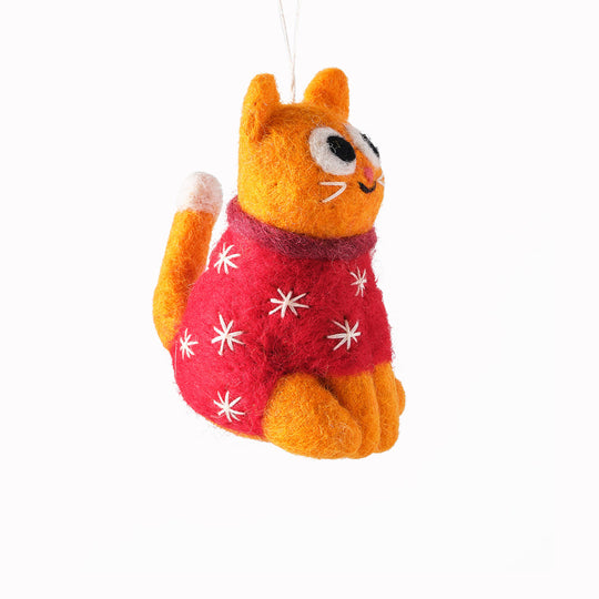 Esther | Felted Christmas Tree Decoration