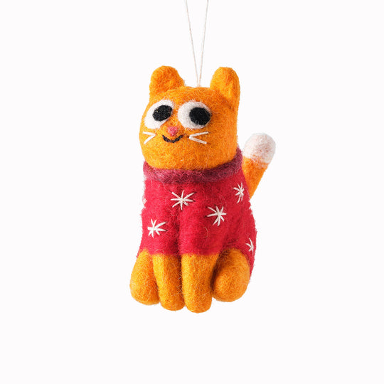 Esther | Felted Christmas Tree Decoration