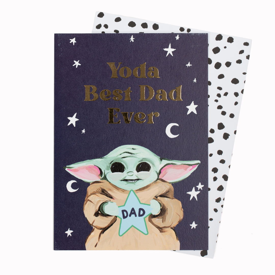 Cute and fun Father's Day Card by Eleanor Bowmer, finished with a gold foil detail.