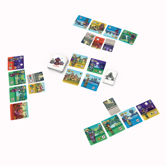 Faraway Card Game  | Welcome to Alula, a mysterious continent with ever-changing geography, shaped after the rhythm of the seasons. Beyond the Sea of Mists lies the mysterious continent of Alula. Roam across the land in search of its secrets, meet its inhabitants and list its wonders in order to gain more fame than your opponents.